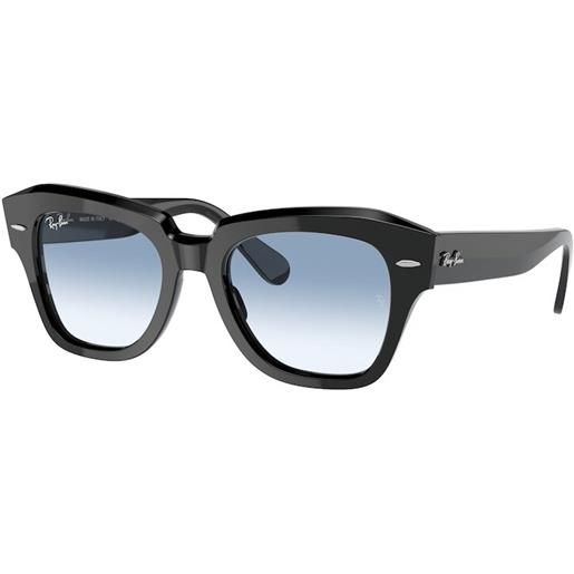 Ray Ban occhiali da sole ray-ban rb2186 state street 901/3f nero