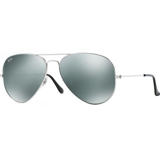 Ray Ban occhiali da sole ray-ban rb3025 aviator large metal 003/40 argento
