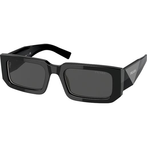 Prada occhiali da sole Prada pr 06ys 09q5s0 nero/bianco