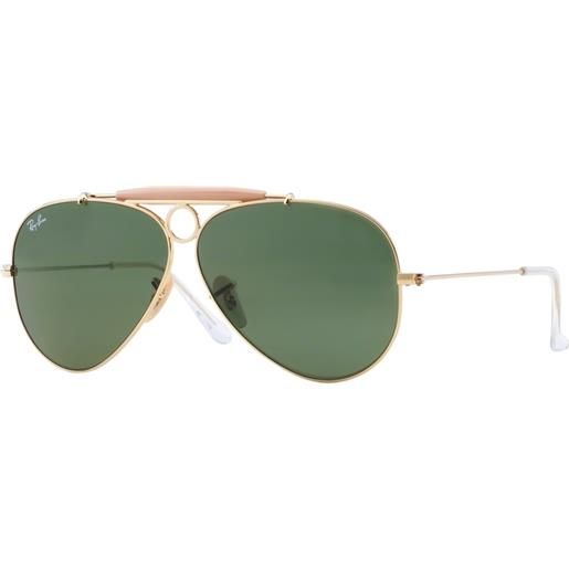 Ray Ban occhiali da sole ray-ban rb3138 shooter 001 oro