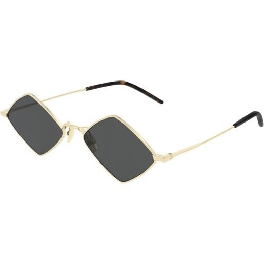 Yves Saint Laurent occhiali da sole Yves Saint Laurent sl 302 lisa 004 004-gold-gold-grey 55 17