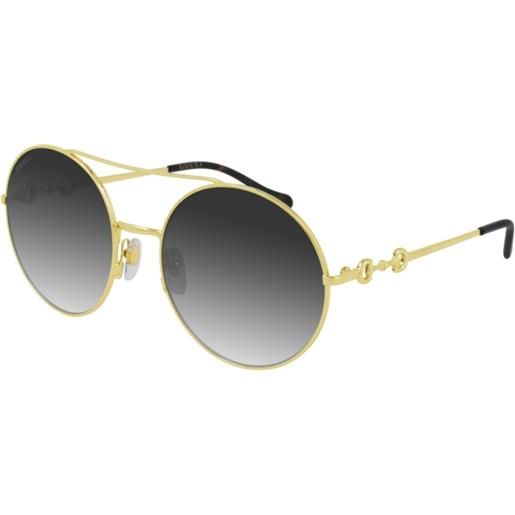 Gucci occhiali da sole Gucci gg0878s 001 001-gold-gold-grey 59 20