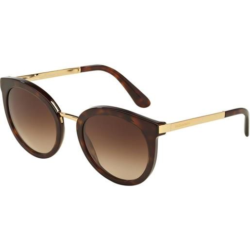 Dolce & Gabbana occhiali da sole Dolce & Gabbana dg4268 502/13 havana