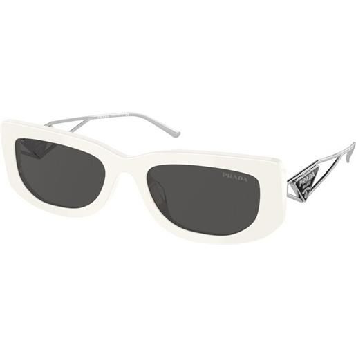 Prada occhiali da sole Prada pr 14ys 1425s0 bianco talco