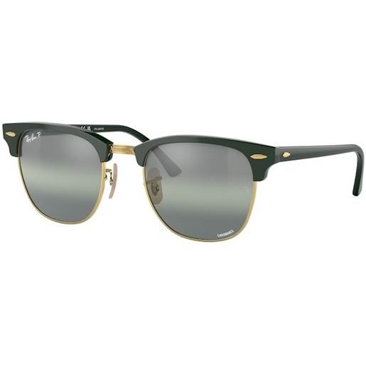 Ray Ban occhiali da sole ray-ban rb3016 clubmaster 1368g4 verde su oro