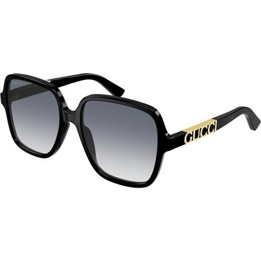 Gucci occhiali da sole Gucci gg1189s 002 002-black-black-grey 58 17