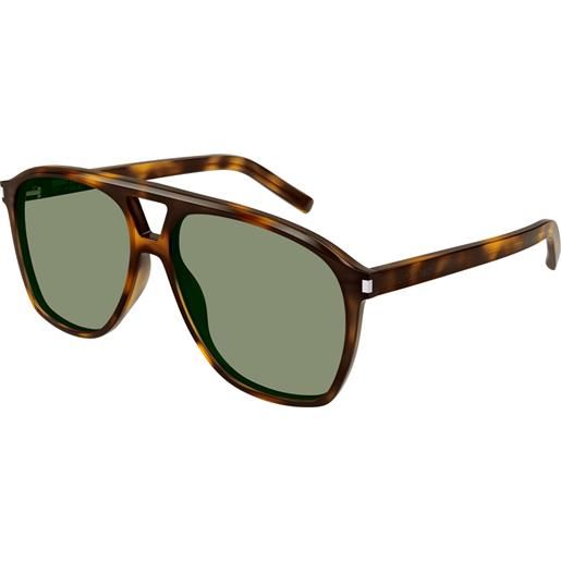 Yves Saint Laurent occhiali da sole Yves Saint Laurent sl 596 dune 002 002-havana-havana-green 58 14