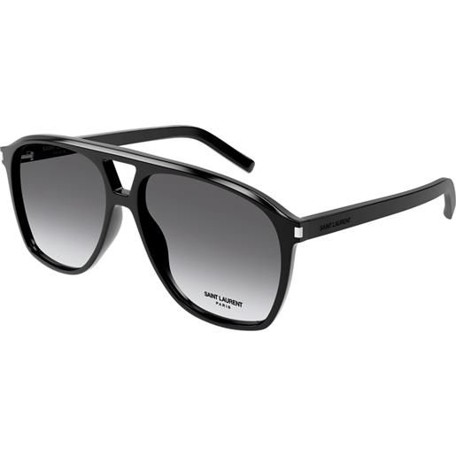 Yves Saint Laurent occhiali da sole Yves Saint Laurent sl 596 dune 006 006-black-black-grey 58 14