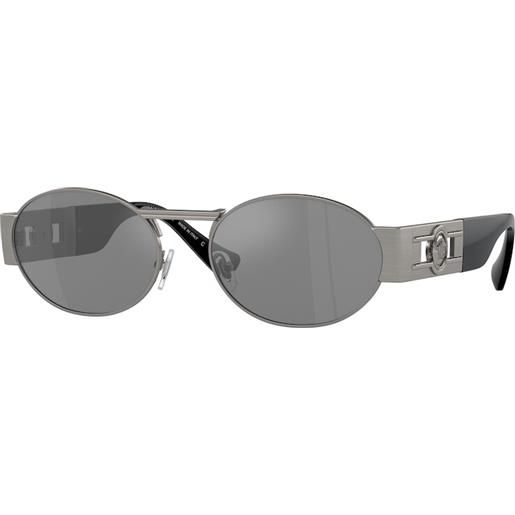 Versace occhiali da sole versace ve2264 10016g gunmetal opaco