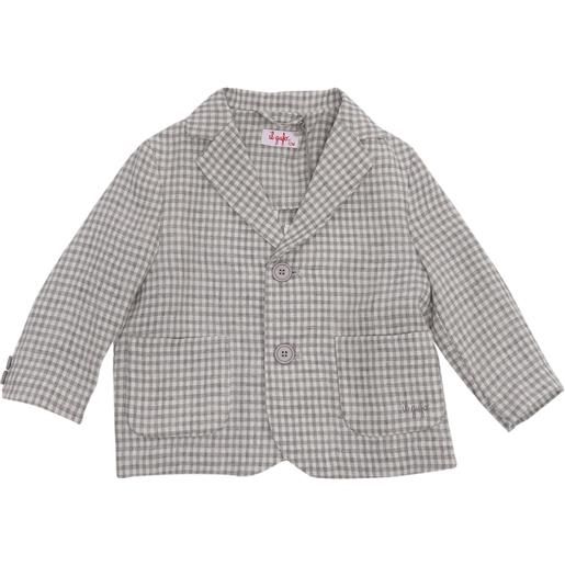 IL GUFO blazer color roccia quadretto