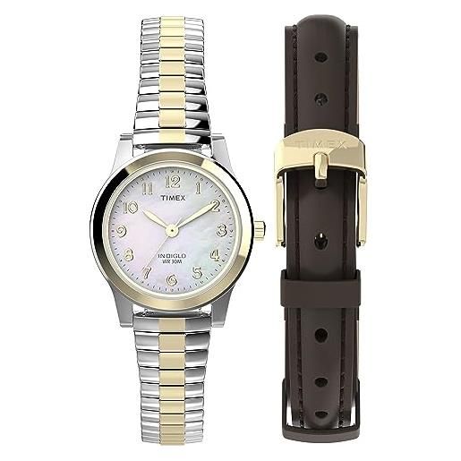 Timex orologio al quarzo donna con cinturino in acciaio inossidabile twg063400jt