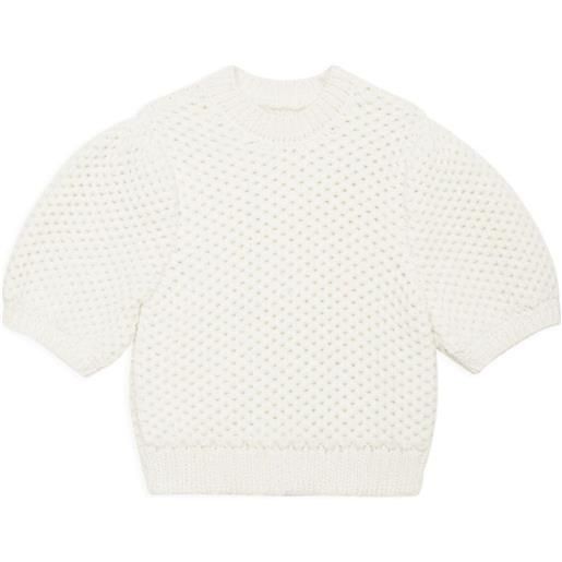 ANINE BING maglione brittany - bianco