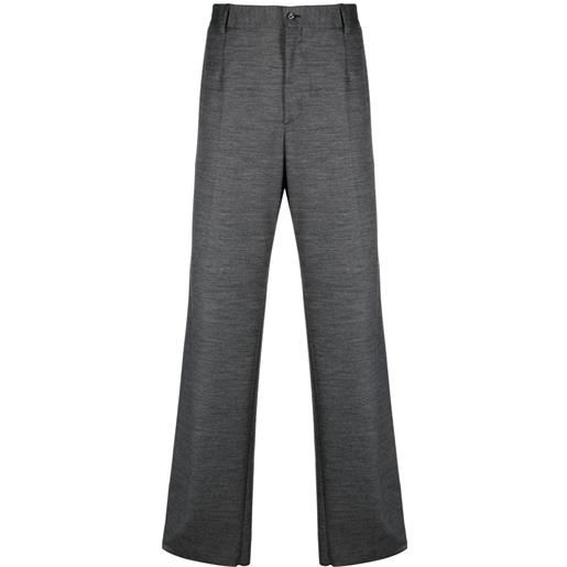Dolce & Gabbana pantaloni dritti con pieghe - grigio