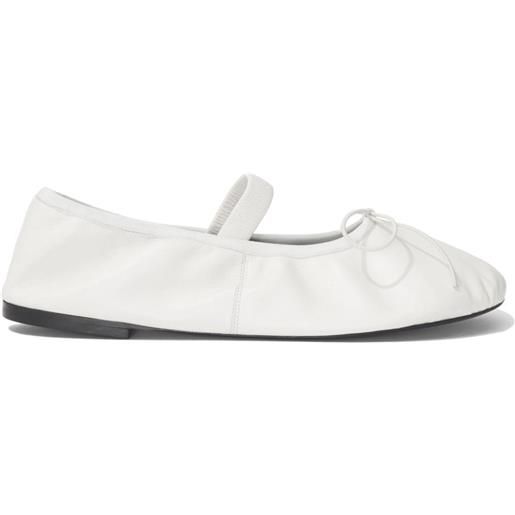 Proenza Schouler glove mary jane ballerina shoes - bianco