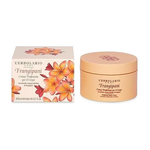 L'Erbolario frangipani scented body cream
