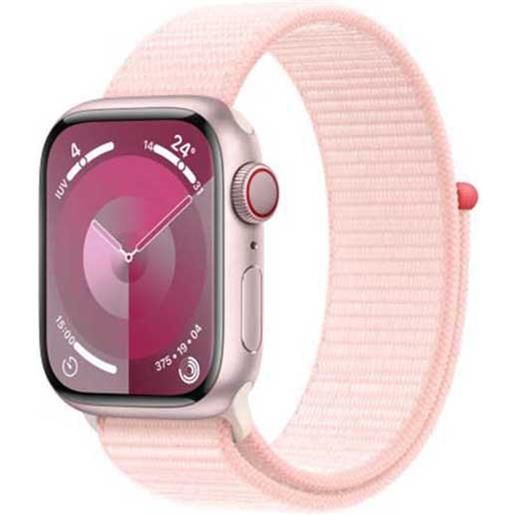 Apple series 9 gps+cellular sport loop 41 mm watch rosa