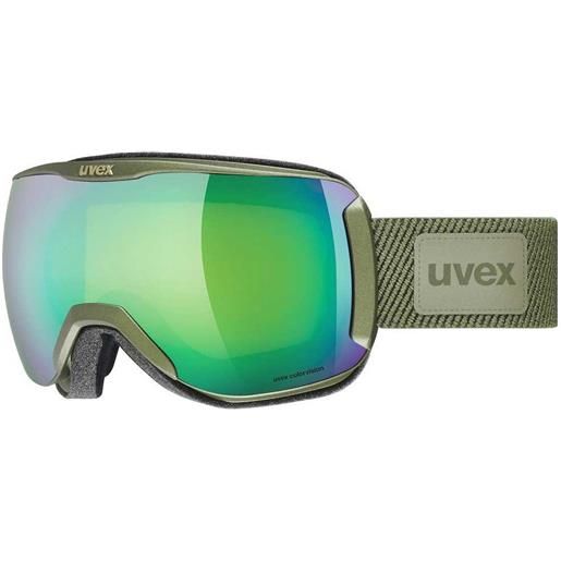Uvex downhill 2100 cv ski goggles verde mirror green colorvision green/cat2