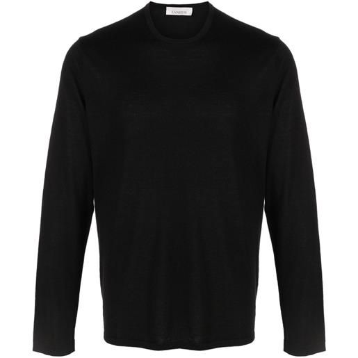Laneus maglione girocollo - nero