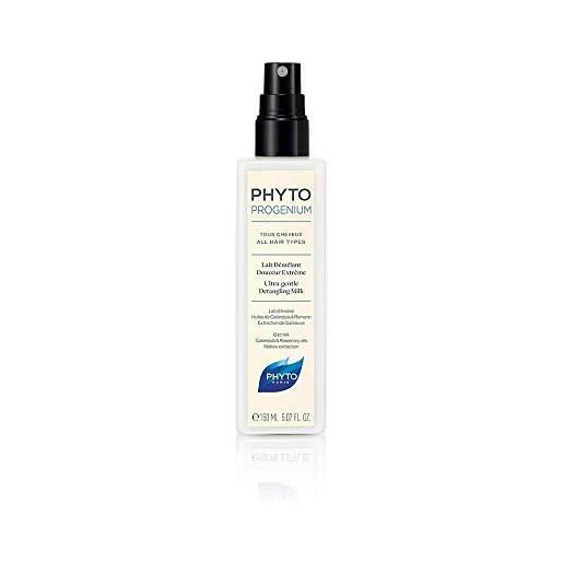 Phyto Phytoprogenium latte districante adatto a tutti i tipi di capelli, ottimale per uso quotidiamo, formato da 150 ml