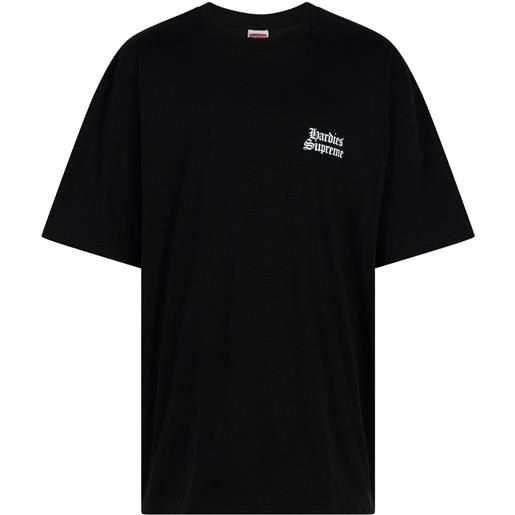 Supreme t-shirt dog black Supreme x hardies - nero