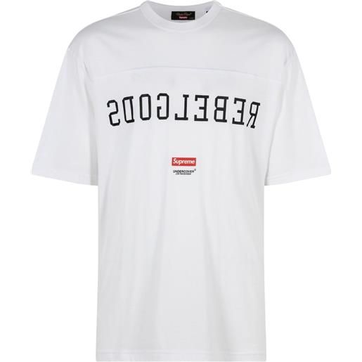 Supreme t-shirt football white Supreme x undercover - bianco