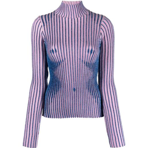 Jean Paul Gaultier maglione the body morphing - rosa