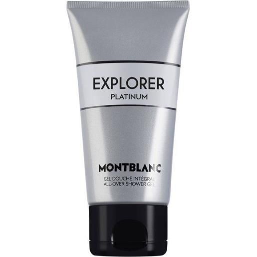 MONTBLANC explorer platinum - gel doccia all over 150 ml