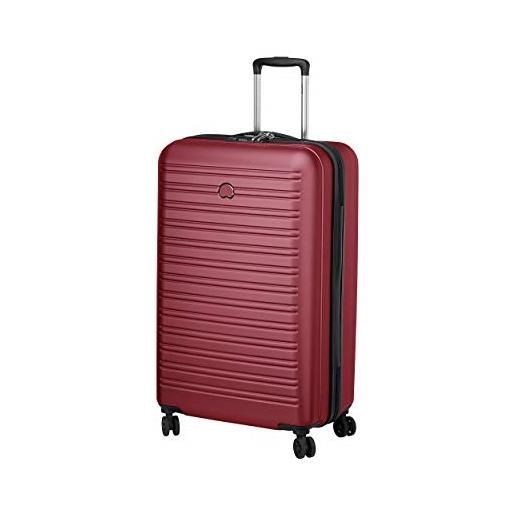 DELSEY PARIS - segur 2.0 -bagaglio a mano grande rigida - 75 x 50 x 30 cm - 105 litri - rosso