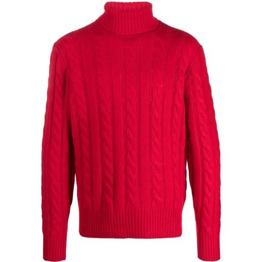 Polo Ralph Lauren maglione a collo alto - rosso