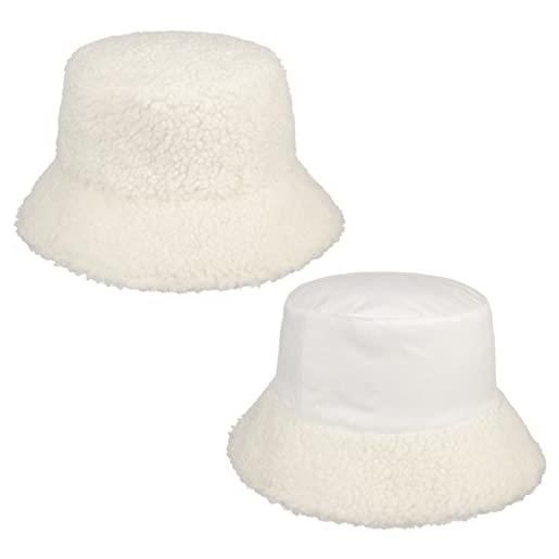 Seeberger cappello reversibile teddy fur da donna di tessuto taglia unica - marrone