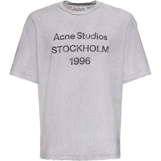 ACNE STUDIOS t-shirt exford 1996 in mélange di cotone