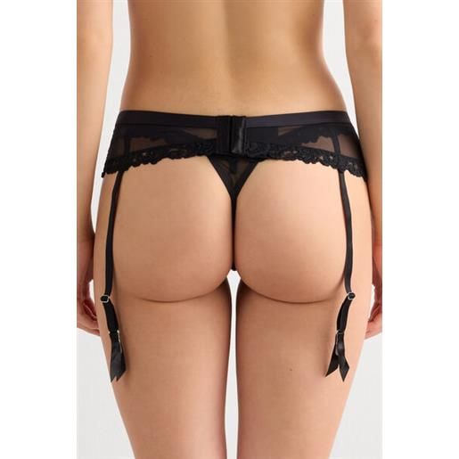 Intimissimi reggicalze pretty flowers nero