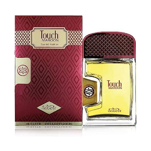 Nabeel touch maroon elite collection eau de parfum profumo unisex edp 80ml