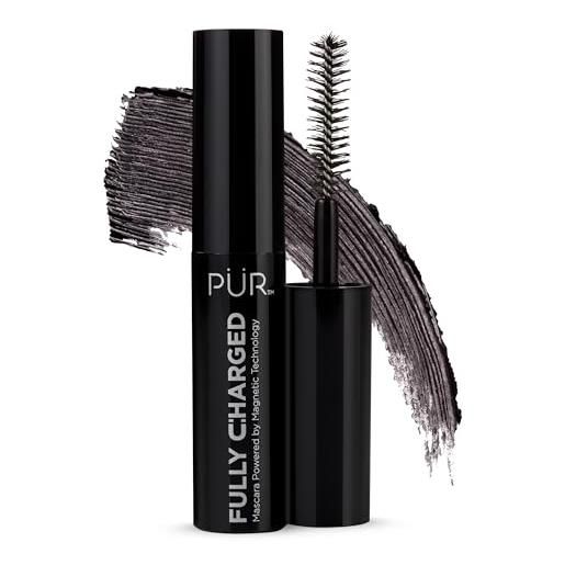 Pür, fully charged, magnetic mascara, colore: nero (true black), 13 ml (etichetta in lingua italiana non garantita)