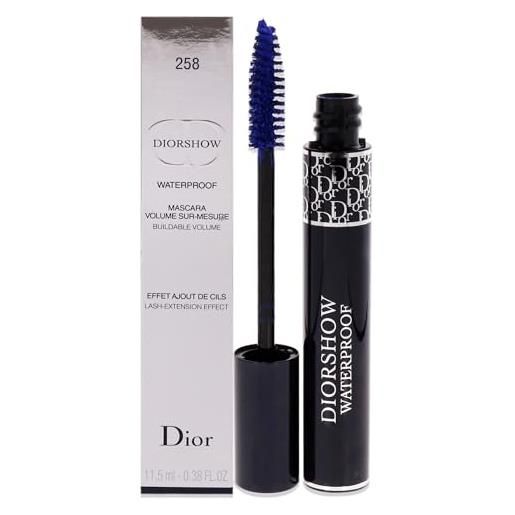 Diorshow waterproof mascara professionale n 258 azure blue 11,5ml