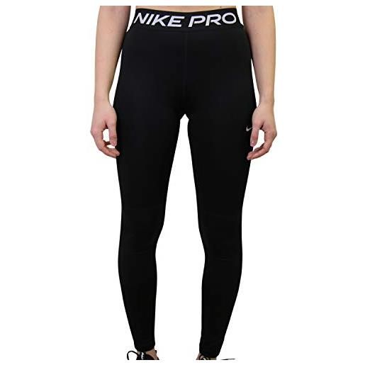 Nike tights-da1028, pantaloni casual unisex bambini e ragazzi, black/white, taglia unica