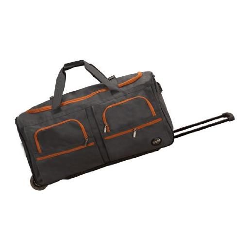 Rockland borsa da viaggio rotolante, scarpette a strappo voltaic 3 velcro kids - bambini, 30-inch, borsone arrotolabile
