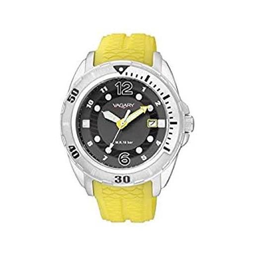 Vagary by Citizen id8-918-52 - orologio, cinturino in poliuretano, colore giallo, giallo, striscia