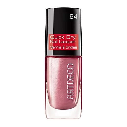 Artdeco quick dry nail lacquer, smalto ad asciugatura rapida, in 12 colori, vegano, 1 x 10 ml