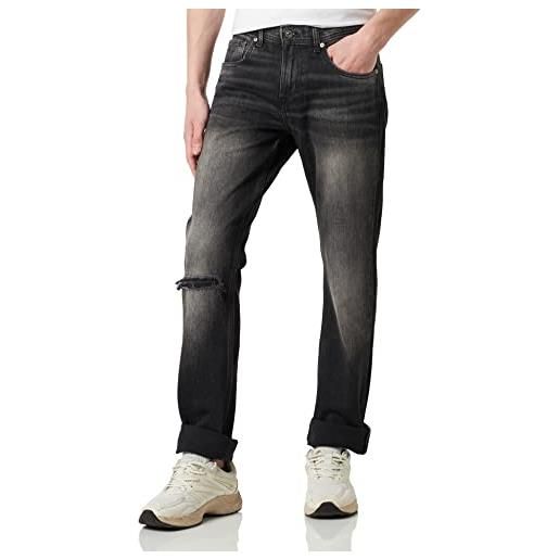 7 For All Mankind the straight constructor black jeans, regular uomini