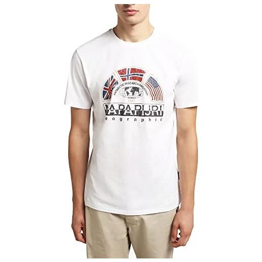 NAPAPIJRI napapjiri s-turin t-shirt, bright white 002, xl uomo