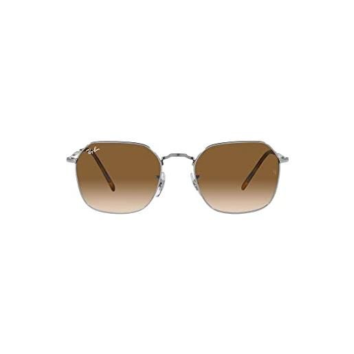 Ray-Ban 0rb3694 occhiali, ruthenium/light brown shaded, 53 unisex-adulto