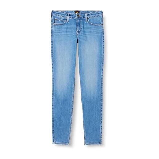 Lee scarlett jeans, blu, 27 w/33 l donna