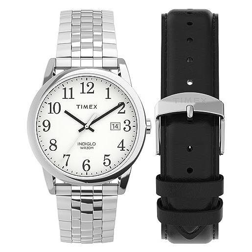 Timex orologio al quarzo uomo con cinturino in acciaio inossidabile twg063200jt