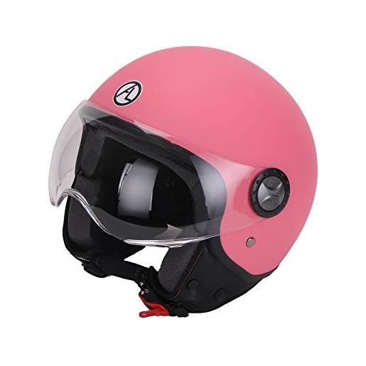 AL Helmets casco demi-jet al helmets mod. 101 colore rosa opaco misura l