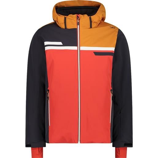 Cmp 33w0747 jacket rosso, arancione m uomo