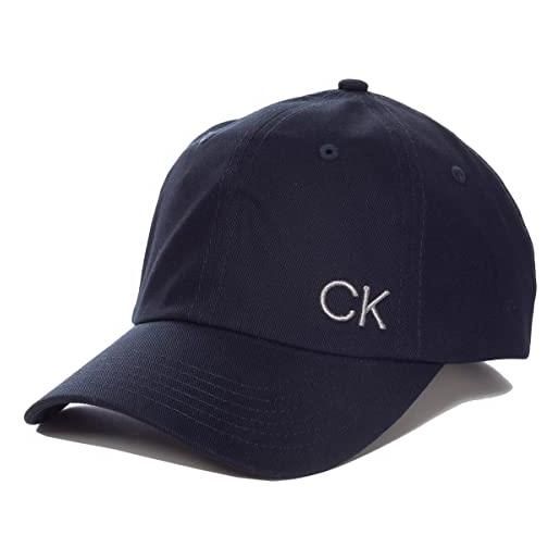 Calvin Klein uomo cotone twill cappello - nero - taglia unica
