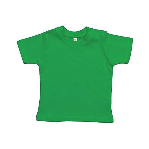 COOZO neonati maglietta manica corta tinta unita - verde mimetico organico - 18-24 mesi