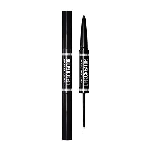 Revlon eyeliner liquido e matita smoky kohl, color. Stay line creator eye makeup, waterproof & no transfer- 151 blackout 10 ml