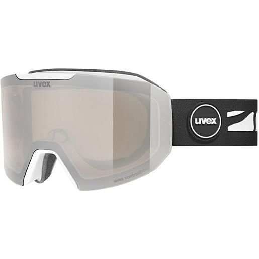 Uvex evidnt attract cv ski goggles nero mirror silver contrastview yellow/cat2+clear/cat1